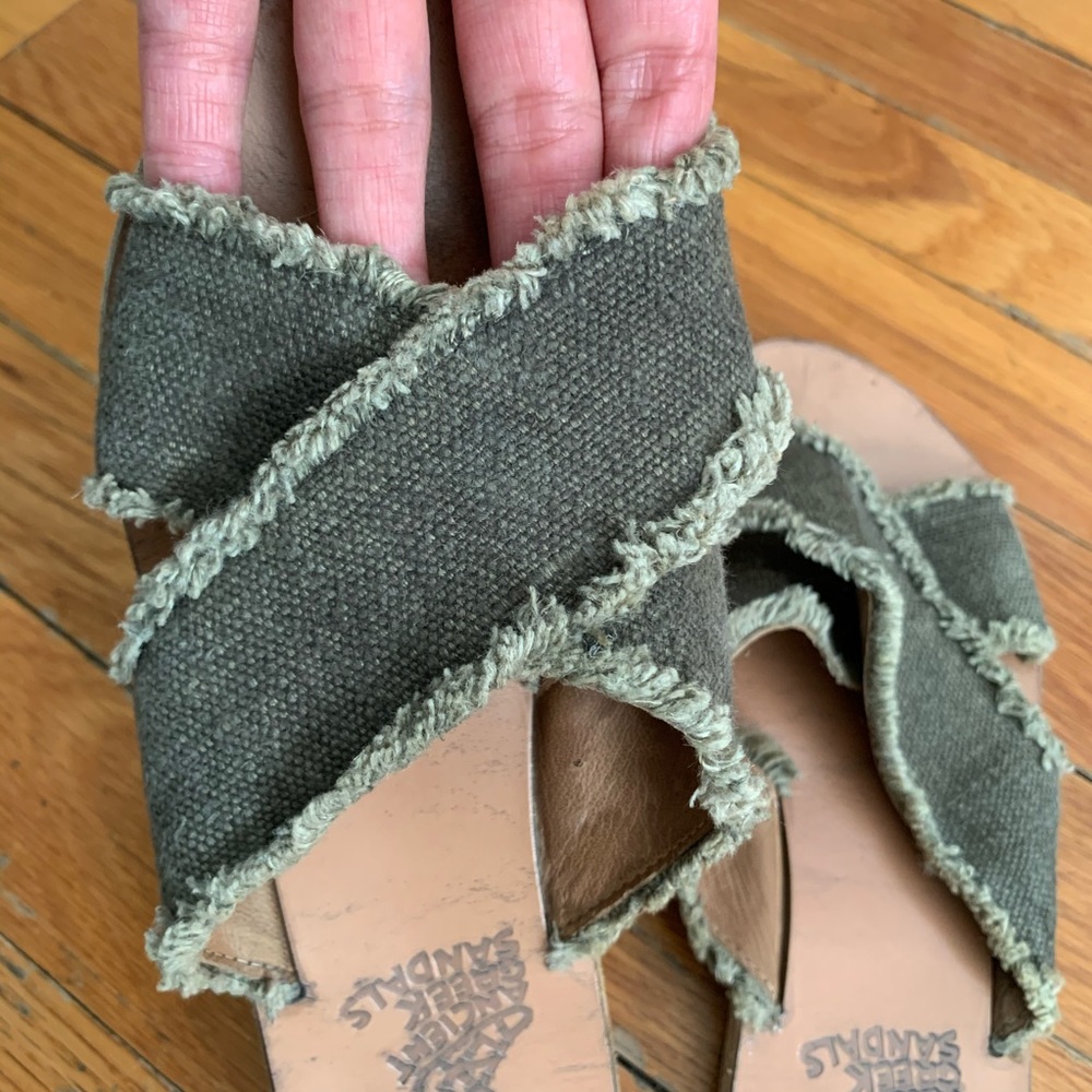 Ancient Greek sandals slip ons - Picture 8 of 11